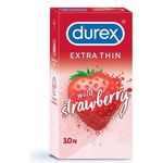 Durex Wild Strawberry Condoms 3pcs