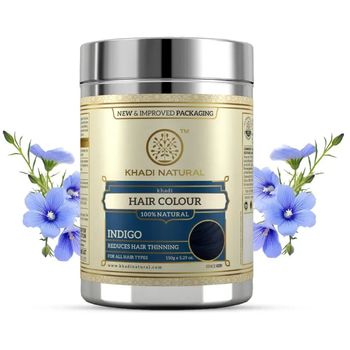 Khadi Natural Hair Colour 100% Natural Indigo 150g