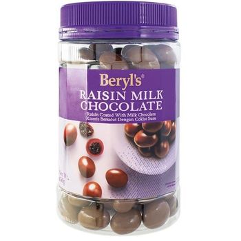 Beryl's Raisin Coated With Milk Chocolate 450g