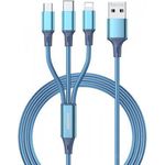 Remax Gition Series 3 in 1 Aluminum Alloy Data Charging Cable