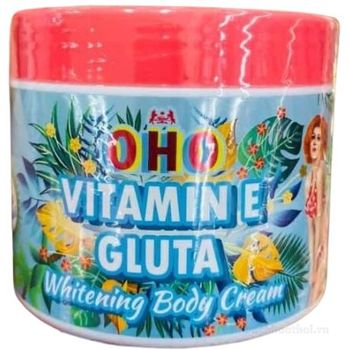 OHO Vitamin E Gluta Whitening Body Cream 300ml