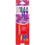 Colgate ZigZag Soft Bristle Toothbrush 3pcs