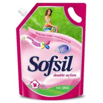 Sofsil Fabric Softener Double Action Refill 1.6l