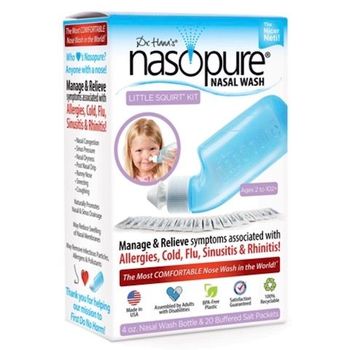 Nasopure Nasal Wash Little Squirt Kit - Bottle & Salt Packet