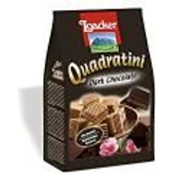 Loacker Quadratini Crispy Wafers Dark Chocolate 250g