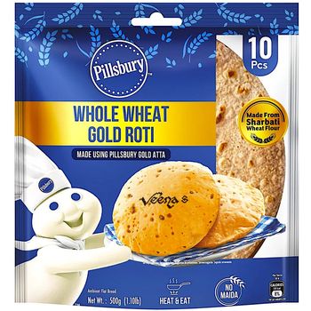 Pillsbury Whole Wheat Gold Roti 500g