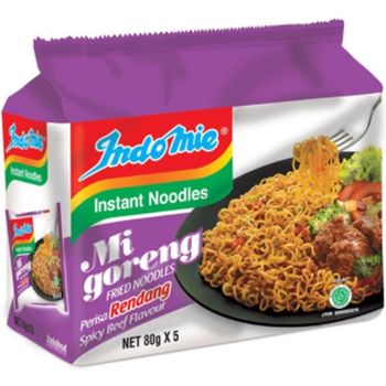 Indomie Mi Goreng Instant Noodles Rendang 5pcs 80g