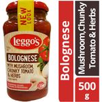 Leggo's Pasta Sauce Bolognese Mushroom Chunky Tomato Herbs