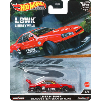 Hot Wheels Car Culture Touge Mix Liberty Walk ER34 Skyline