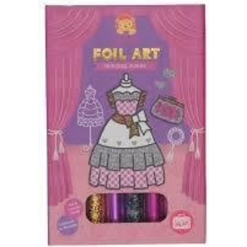 Tiger Tribe Foil Art Princess Gowns