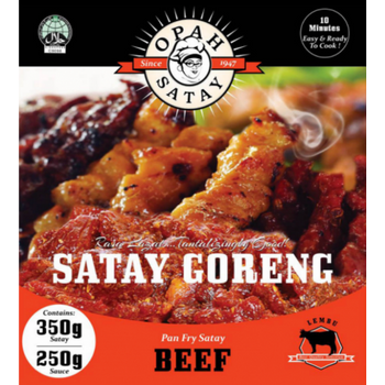 Opah Satay Goreng Beef / Lembu 350g