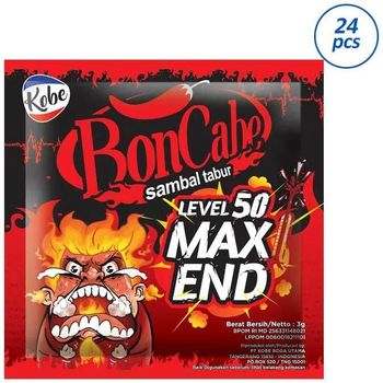 Kobe Boncabe Sambal Tabur Level 50 Max End 24 Sachets 3g