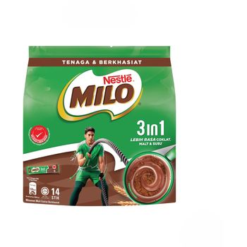 Nestle Milo 3 in 1 Chocolate Powder 14pcs x 33g