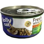 Jolly Cat Canned Food Premium White Meat Tuna And Shirasu 80g