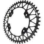 absoluteBLACK Chainring Gravel 1x Oval 110/4 44T Grey