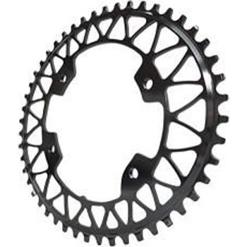 absoluteBLACK Chainring Gravel 1x Oval 110/4 44T Grey