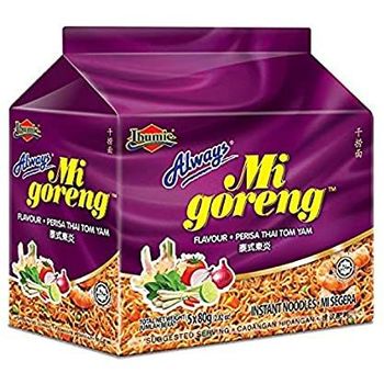 Ibumie Always Mi Goreng Thai Tom Yam Flavour 5 x 80g