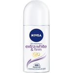 Nivea Extra White And Firm Q10 Roll On Deodorant 50ml