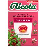Ricola Sugar Cranberry Flavour Candy 45g