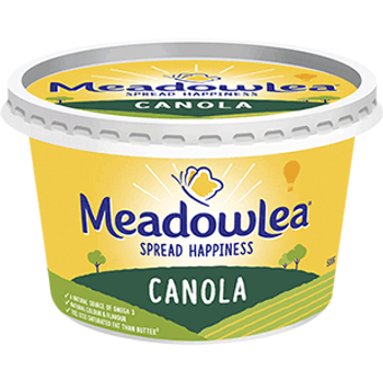 Meadowlea Canola Omega 3 Vegetable Fat Spread 500g