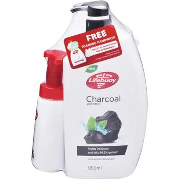 Lifebuoy Charcoal Body Wash 950ml Free 250ml