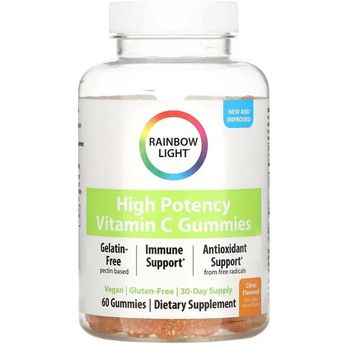 Rainbow Light Vitamin C Gummies Citrus, 60 Gummies