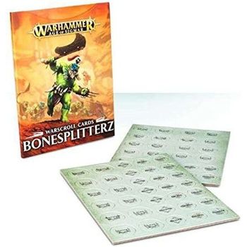 Games Workshop Warhammer Age of Sigmar: Warscroll Cards- Bonesplitterz