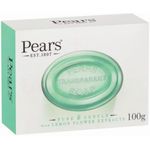 Pears Pure and Gentle with Lemon Flower Extracts Green Soap 100g