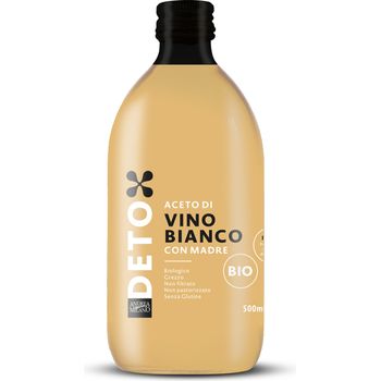 Detox Andrea Milano Organic White Wine Vinegar Mother 500ml