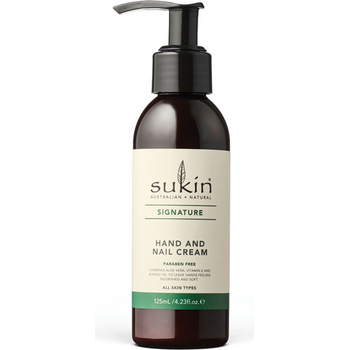 Sukin Hand And Nail Cream Pump 125ml