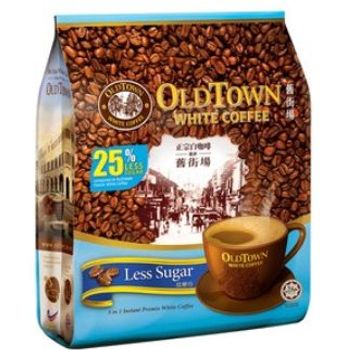 Old Town 3 In 1 Instant White Coffee Less Sugar 13x 15g