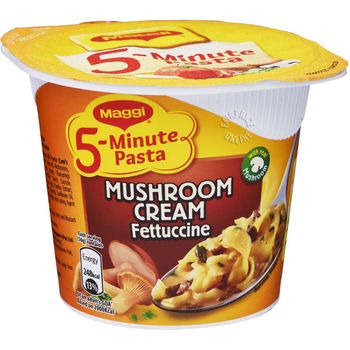 Maggi 5minute Instant Cup Pasta Mushroom Cream Fettuccine