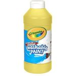 Crayola Washable Paint Yellow 500ml