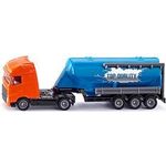 Siku 1792 Super Lorry With Silo Trailer Orange blue