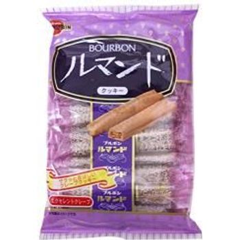 Bourbon Lu Monde Chocolate Cookies Wafer Dagashi Japan Snack