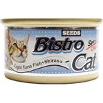 Bistro Cat Canned Food Light Tuna Fish And Shirasu 80g