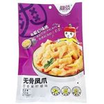 椒骄无骨凤爪百香果柠檬味72G | Jiaojiao Boneless Chicken Feet Passion Fruit Lemon Flavor 72g