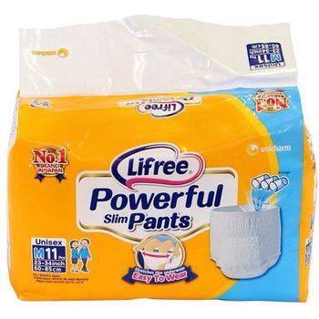 Lifree Adult Unisex Diaper Pants Size M 11pcs