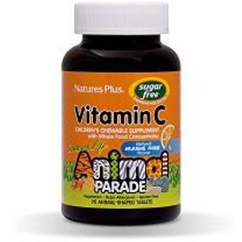 NaturesPlus Animal Parade Children's Vitamin C 90 Chewable Tablets