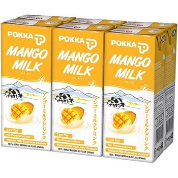 Pokka Mango Milk 6pcs 250ml