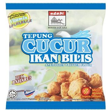Adabi Anchovies Fritter Flour Tepung Cucur Ikan Bilis 200g