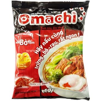 Omachi Noodles With Beef Stew Sauce 81g