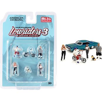 American Diorama Lowriders 3 1/64 Diecast Car