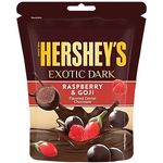 Hershey's Exotic Dark Flavored Center Chocolates Raspberry And Goji 33.3g