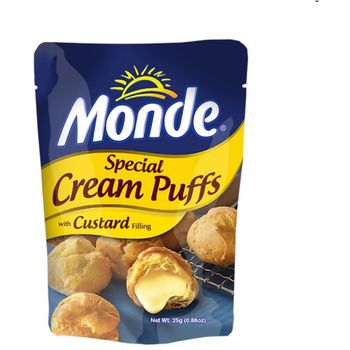 Monde Special Cream Puffs Custard 25g