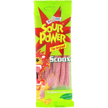 Fascini Sour Power Scoox Candy Strawberry