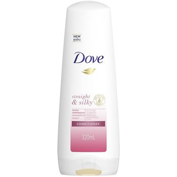 Dove Straight And Silky Conditioner 320ml