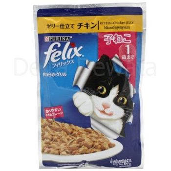 Felix Kitten Chicken In Jelly 85g