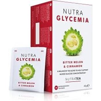 Nutraglycemia Diabetic Tea Diabetes Tea High Blood Sugar Support Includes Bitter Melon Fenugreek Banaba Leaf 20 Enveloped Tea Bags By Nutra Tea Herbal Tea
