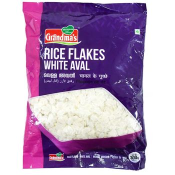 Grandma's White Aval And Rice Flakes 300g